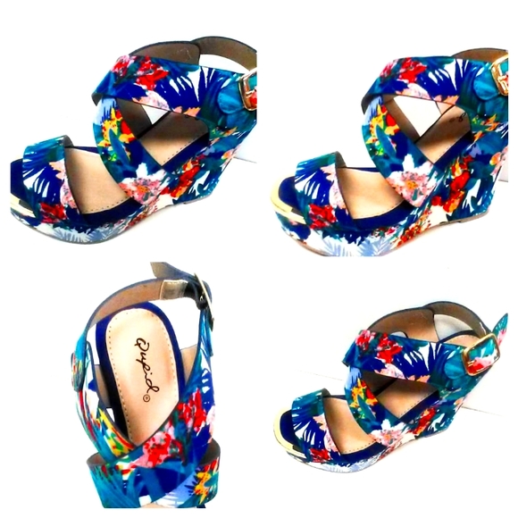 NEW! CUTE! MultiColor Platform Wedge! - Picture 9 of 12